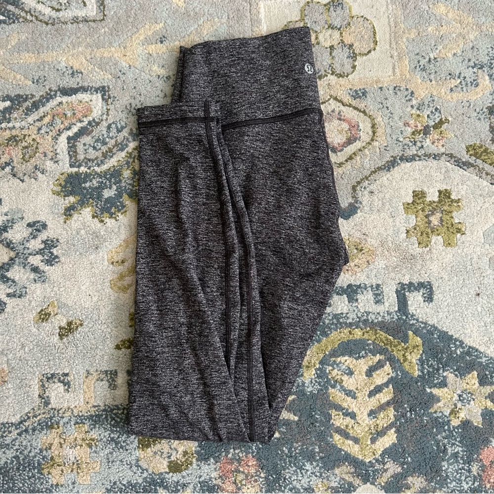 Lululemon Athletica Gray Speck Leggings